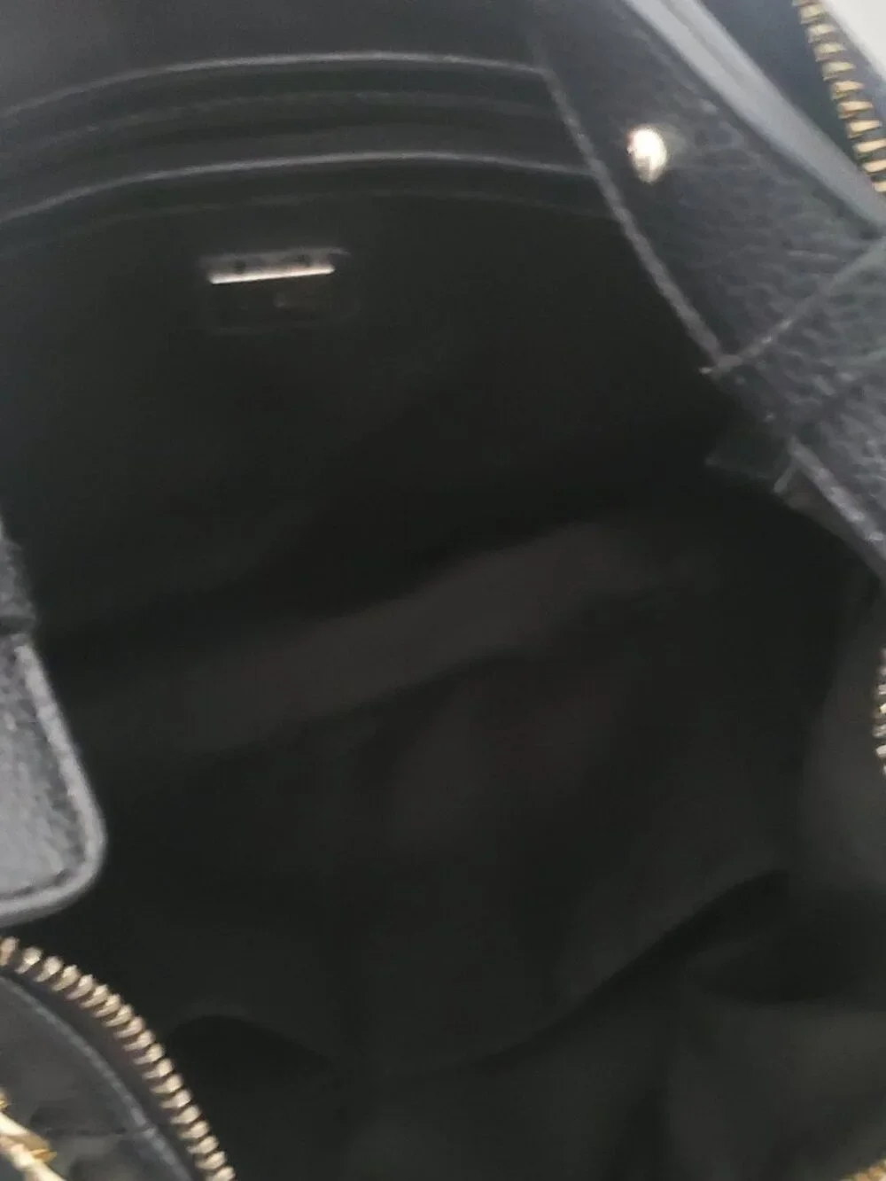 Guess Hobo Style Shoulder Bag Black Leather Look